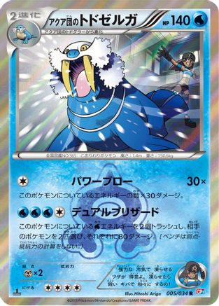 Team Aqua's Walrein (005/034) - CP1 Magma Gang vs Aqua Gang Double Crisis 1st Edition Holofoil CP1: Magma Gang vs Aqua Gang: Double Crisis Pokemon Japanese Single  Squirtle Squad Card Shop.
