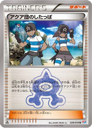 Team Aqua Grunt (028/034) - CP1 Magma Gang vs Aqua Gang Double Crisis 1st Edition CP1: Magma Gang vs Aqua Gang: Double Crisis Pokemon Japanese Single  Squirtle Squad Card Shop.