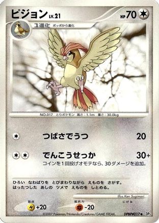 Pidgeotto  - DP3 Shining Darkness 1st Edition DP3: Shining Darkness Pokemon Japanese Single  Squirtle Squad Card Shop.