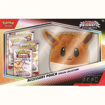 Prismatic Evolutions Accessory Pouch Special Collection SV: Prismatic Evolutions Pokemon Sealed  Squirtle Squad Card Shop.