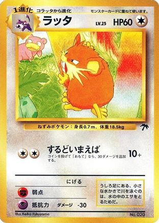 Raticate  - Southern Island Southern Island Pokemon Japanese Single  Squirtle Squad Card Shop.