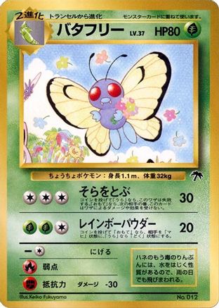 Butterfree  - Southern Island Southern Island Pokemon Japanese Single  Squirtle Squad Card Shop.