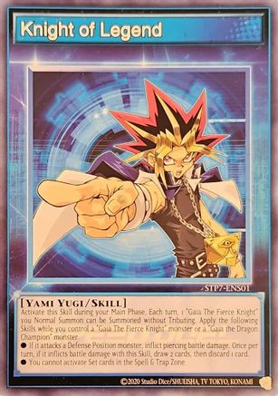 Knight of Legend (STP7-ENS01) - Speed Duel: Tournament Pack 7 1st Edition Speed Duel: Tournament Pack 7 Yugioh Single  Squirtle Squad Card Shop.