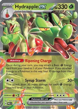 Hydrapple ex 011/131 – Prismatic Evolutions – Holofoil Double Rare