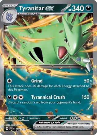 Tyranitar ex 064 (H) - Prismatic Evolutions - DR