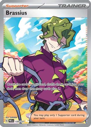 Brassius 135/131 - Holofoil SV Prismatic Evolutions - Ultra Rare Pokémon TCG Card