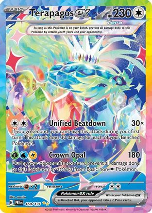 Terapagos ex 169/131  - Holofoil SV Prismatic Evolutions - Special Illustration Rare SV: Prismatic Evolutions Pokemon Single  Squirtle Squad Card Shop.