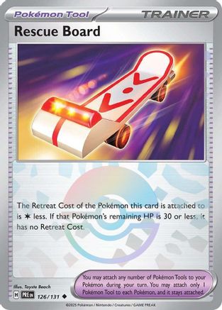 Rescue Board (Poke Ball Pattern) 126  - Holofoil SV Prismatic Evolutions - Uncommon SV: Prismatic Evolutions Pokemon Single  Squirtle Squad Card Shop.