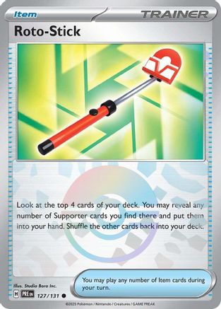 Roto-Stick (Poke Ball Pattern) 127  - Holofoil SV Prismatic Evolutions - Common SV: Prismatic Evolutions Pokemon Single  Squirtle Squad Card Shop.