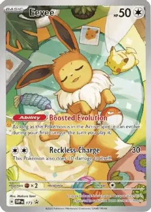 Eevee 173 - Holofoil SV Scarlet & Violet Promo Cards - Promo SV: Scarlet & Violet Promo Cards Pokemon Single  Squirtle Squad Card Shop.