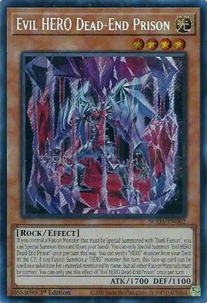 Evil HERO Dead-End Prison (SUDA-EN002) - Supreme Darkness 1st Edition Supreme Darkness Yugioh Single  Squirtle Squad Card Shop.