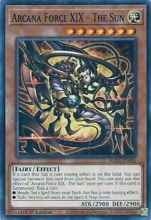 Arcana Force XIX - The Sun (SUDA-EN005) - Supreme Darkness 1st Edition Supreme Darkness Yugioh Single  Squirtle Squad Card Shop.