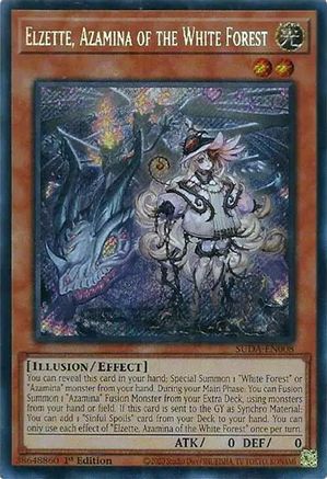 Elzette, Azamina of the White Forest (SUDA-EN008) - Supreme Darkness 1st Edition Supreme Darkness Yugioh Single  Squirtle Squad Card Shop.
