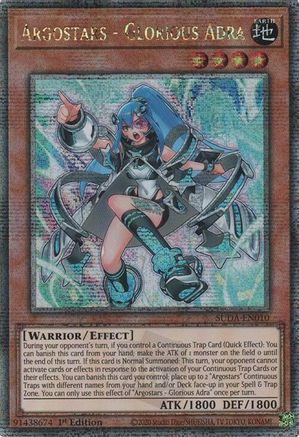 Argostars - Glorious Adra (Quarter Century Secret Rare) (SUDA-EN010) - Supreme Darkness 1st Edition Supreme Darkness Yugioh Single  Squirtle Squad Card Shop.