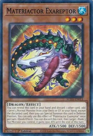 Materiactor Exareptor (SUDA-EN011) - Supreme Darkness 1st Edition Supreme Darkness Yugioh Single  Squirtle Squad Card Shop.
