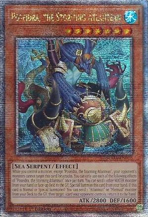 Poseidra, the Storming Atlantean (Quarter Century Secret Rare) (SUDA-EN016) - Supreme Darkness 1st Edition Supreme Darkness Yugioh Single  Squirtle Squad Card Shop.