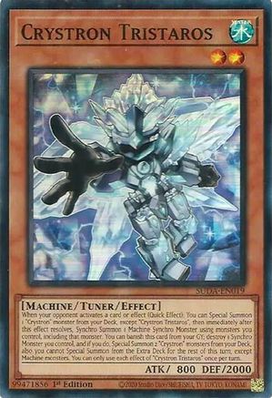 Crystron Tristaros (SUDA-EN019) - Supreme Darkness 1st Edition Supreme Darkness Yugioh Single  Squirtle Squad Card Shop.
