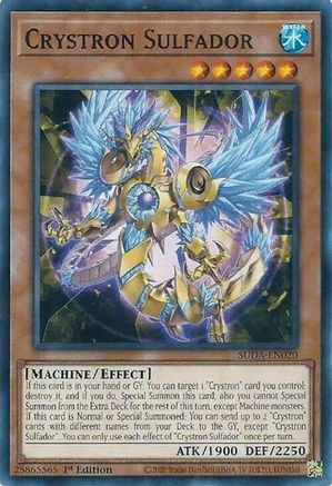Crystron Sulfador (SUDA-EN020) - Supreme Darkness 1st Edition Supreme Darkness Yugioh Single  Squirtle Squad Card Shop.