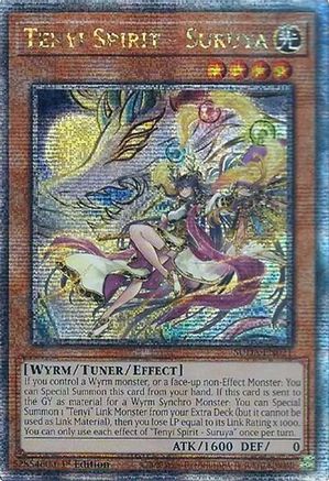 Tenyi Spirit - Suruya (Quarter Century Secret Rare) (SUDA-EN021) - Supreme Darkness 1st Edition Supreme Darkness Yugioh Single  Squirtle Squad Card Shop.
