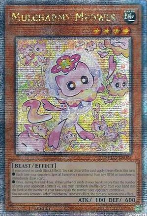 Mulcharmy Meowls (Quarter Century Secret Rare) (SUDA-EN025) - Supreme Darkness 1st Edition Supreme Darkness Yugioh Single  Squirtle Squad Card Shop.