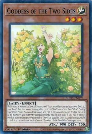 Goddess of the Two Sides (SUDA-EN029) - Supreme Darkness 1st Edition Supreme Darkness Yugioh Single  Squirtle Squad Card Shop.