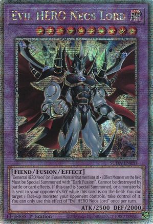 Evil HERO Neos Lord (Quarter Century Secret Rare) (SUDA-EN031) - Supreme Darkness 1st Edition Supreme Darkness Yugioh Single  Squirtle Squad Card Shop.
