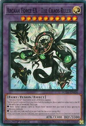 Arcana Force EX - The Chaos Ruler (SUDA-EN034) - Supreme Darkness 1st Edition Supreme Darkness Yugioh Single  Squirtle Squad Card Shop.