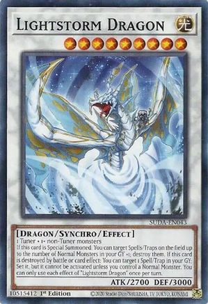 Lightstorm Dragon (SUDA-EN043) - Supreme Darkness 1st Edition Supreme Darkness Yugioh Single  Squirtle Squad Card Shop.
