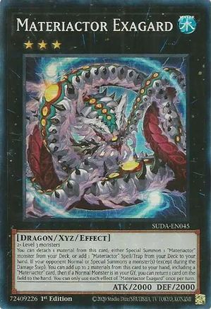 Materiactor Exagard (SUDA-EN045) - Supreme Darkness 1st Edition Supreme Darkness Yugioh Single  Squirtle Squad Card Shop.