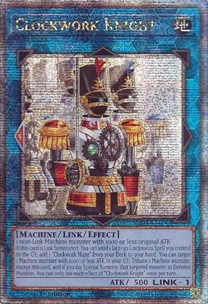 Clockwork Knight (Quarter Century Secret Rare) (SUDA-EN050) - Supreme Darkness 1st Edition Supreme Darkness Yugioh Single  Squirtle Squad Card Shop.