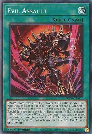 Evil Assault (SUDA-EN052) - Supreme Darkness 1st Edition Supreme Darkness Yugioh Single  Squirtle Squad Card Shop.