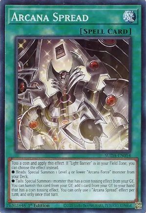 Arcana Spread (SUDA-EN054) - Supreme Darkness 1st Edition Supreme Darkness Yugioh Single  Squirtle Squad Card Shop.