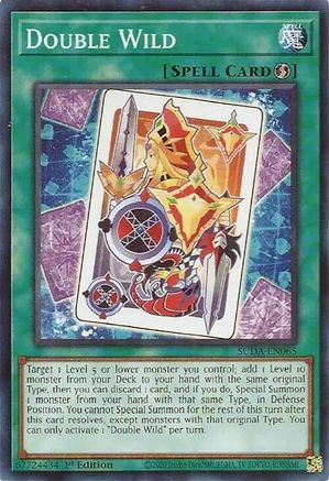 Double Wild (SUDA-EN065) - Supreme Darkness 1st Edition Supreme Darkness Yugioh Single  Squirtle Squad Card Shop.