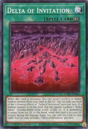 Delta of Invitation (SUDA-EN066) - Supreme Darkness 1st Edition Supreme Darkness Yugioh Single  Squirtle Squad Card Shop.