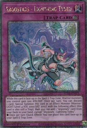 Argostars - Lightning Tydeu (Quarter Century Secret Rare) (SUDA-EN071) - Supreme Darkness 1st Edition Supreme Darkness Yugioh Single  Squirtle Squad Card Shop.