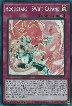Argostars - Swift Capane (SUDA-EN072) - Supreme Darkness 1st Edition Supreme Darkness Yugioh Single  Squirtle Squad Card Shop.