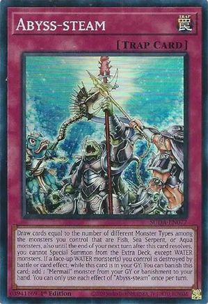 Abyss-steam (SUDA-EN077) - Supreme Darkness 1st Edition Supreme Darkness Yugioh Single  Squirtle Squad Card Shop.