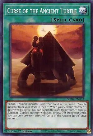 Curse of the Ancient Turtle (SUDA-EN083) - Supreme Darkness 1st Edition Supreme Darkness Yugioh Single  Squirtle Squad Card Shop.