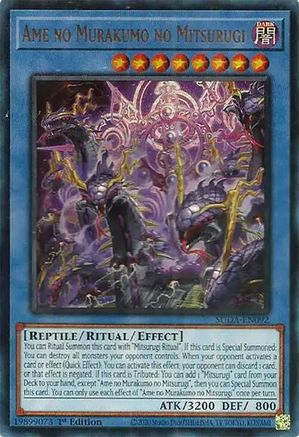 Ame no Murakumo no Mitsurugi (SUDA-EN092) - Supreme Darkness 1st Edition Supreme Darkness Yugioh Single  Squirtle Squad Card Shop.