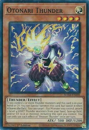 Otonari Thunder (SUDA-EN098) - Supreme Darkness 1st Edition Supreme Darkness Yugioh Single  Squirtle Squad Card Shop.