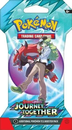Journey Together Sleeved Booster Pack SV09: Journey Together Pokemon Sealed  Squirtle Squad Card Shop.