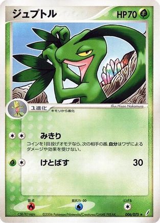 Grovyle (006/075) - Miracle Crystal 1st Edition Miracle Crystal Pokemon Japanese Single  Squirtle Squad Card Shop.