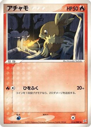 Torchic (016/080) - Magma VS Aqua Two Ambitions Unlimited Magma VS Aqua: Two Ambitions Pokemon Japanese Single  Squirtle Squad Card Shop.