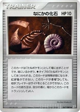 Mysterious Fossil (067/080) - Magma VS Aqua Two Ambitions 1st Edition Magma VS Aqua: Two Ambitions Pokemon Japanese Single  Squirtle Squad Card Shop.