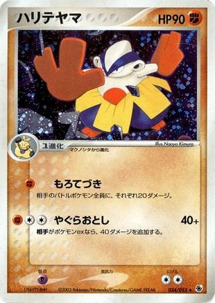 Hariyama (034/055) - ADV Expansion Pack 1st Edition Holofoil ADV Expansion Pack Pokemon Japanese Single  Squirtle Squad Card Shop.