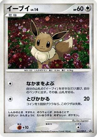 Eevee - 063/DP-P (063/DP-P) - DPP Promotional cards Holofoil DP-P Promotional cards Pokemon Japanese Single  Squirtle Squad Card Shop.