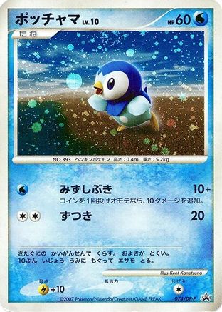 Piplup - 074/DP-P (074/DP-P) - DPP Promotional cards Holofoil DP-P Promotional cards Pokemon Japanese Single  Squirtle Squad Card Shop.