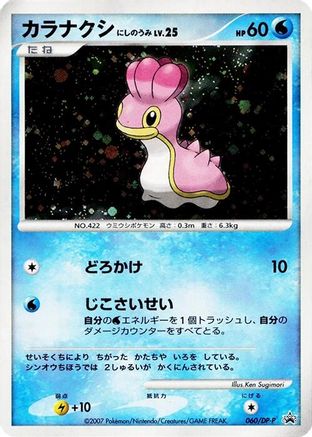 Shellos - 060/DP-P (060/DP-P) - DPP Promotional cards Holofoil DP-P Promotional cards Pokemon Japanese Single  Squirtle Squad Card Shop.