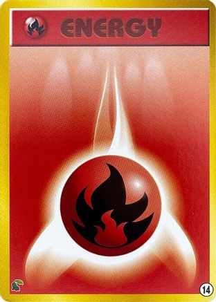 Basic Fire Energy - 14 (14) - Intro Pack Neo Chikorita Intro Pack Neo (Chikorita) Pokemon Japanese Single  Squirtle Squad Card Shop.