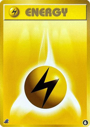 Basic Lightning Energy - 6 (6) - Intro Pack Neo Totodile Intro Pack Neo (Totodile) Pokemon Japanese Single  Squirtle Squad Card Shop.